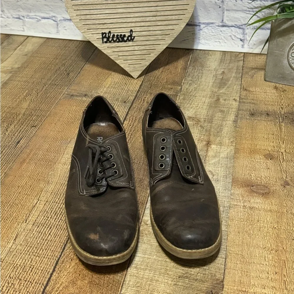 Roan - Bed Stu Distressed Leather lace up shoes Size 12